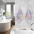 thumbnail image 6 of Coolnut 2 PCS Hand TowelsSea Shell 16 x 28 Inch Soft Highly Absorbent Cotton Bathroom Towels for Bathroom Ktichen Travel SPA Gym, 6 of 6