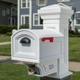 thumbnail image 4 of Step2 Classic White XL Town-to-Town Post-Mount Mailbox, 4 of 21