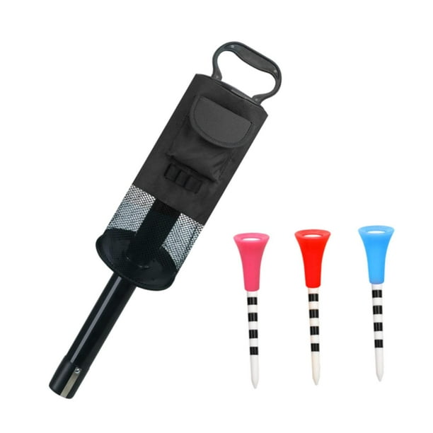 Recuperador de pelotas de golf portátil para entrenamiento, accesorios de golf, color rojo Negro
