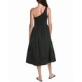 thumbnail image 2 of Nation LTD womens  Connie One-Shoulder Smocked Midi Dress, l, Black, 2 of 3