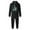 F24-Black, variant on FYDUU Christmas Girls Zip Up Jumpsuits Kids Fuzzy Hooded Rompers Soft Cozy Onesie Pajamas One-Piece Warm Winter Clothes Comfy Onesies 9-10 Years