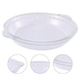 thumbnail image 2 of HBFAGFB 7-Inch Transparent Glass Pie Plate, Microwave Oven Baking Dish for Kitchen, 2 of 3