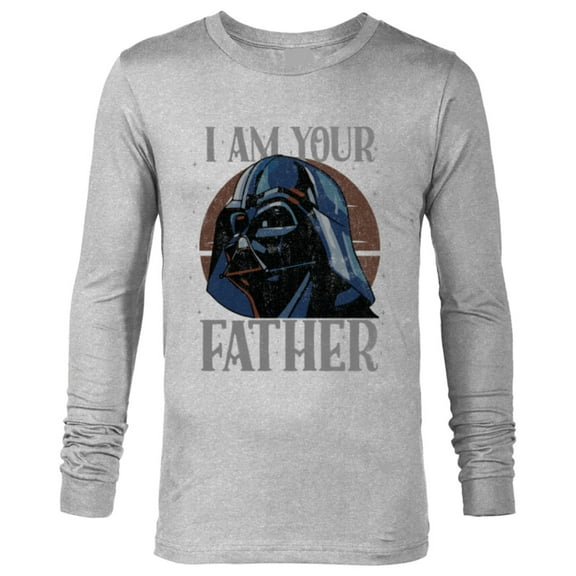 Star Wars Darth Vader I Am Your Father Retro - Long Sleeve T-Shirt for Men - Customized-Athletic Heather
