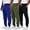 Set 3, variant on 3 Pack: Men's French Terry Fleece Active Casual Jogger Sweatpants with Pockets (Available in Big & Tall)
