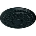 thumbnail image 3 of Ekena Millwork 15 3/4"OD x 1 1/2"P Colton Ceiling Medallion (Fits Canopies up to 4 3/4"), Hand-Painted Night Shade, 3 of 6