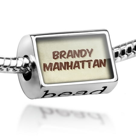 Bead Brandy Manhattan Cocktail, Vintage style Charm Fits All European (The Best Manhattan Cocktail)