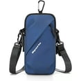 thumbnail image 6 of Cell Phone Holder for Walking, Running, Arm Band for Phone, Cell Phone Purse, Cross Body Phone Bag, Phone Holster, Cell Phone Carrier for Women, Phone Pouch (Light Blue), 6 of 14