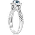 thumbnail image 2 of Pompeii 1ct Blue Diamond Engagement Ring 14K White Gold (G/H,I1-I2), 2 of 4