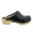 thumbnail image 2 of BJORK Maja Open Back Wood Leather Clogs (Black Patent - EU36), 2 of 9