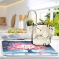 thumbnail image 5 of Love Tree Dish Drying Mat 16x18 Absorbent Microfiber Draining Rack Pad for Kitchen Counter Sink, 5 of 8