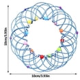 thumbnail image 2 of Decompression Toy Variety Flower Basket Thirty-Six Variable Mild Steel Changeable Magic Wire Hoop Children's Toy, 2 of 3