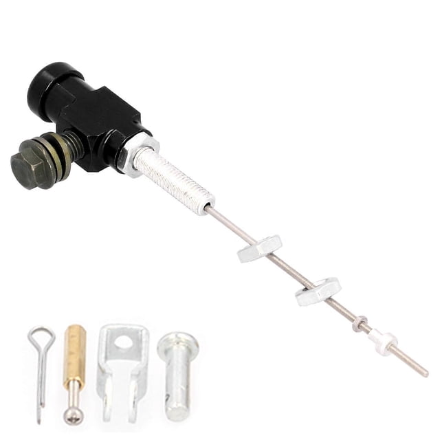 Hydraulic Clutch Master Cylinder Rod Brake Pump M10x1.25mm Aluminium Alloy for Motorcycle ATV Dirt BikeBlack
