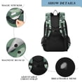 thumbnail image 4 of FORMRS Unisex School Backpack for Niños 17" Travel Laptop Bag with Compartment Pockets, Forest Camouflage Pattern, 4 of 7