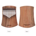 thumbnail image 2 of Piano de pulgares ammoon 17-Key Thumb Piano Kalimba Camphorwood C Tone con bolsa de transporte Libro de música Escala musical Pegatinas Martillo de afinación Acompañamiento Cadena Borla Decoración Pro Tomshoo Piano de pulgares, 2 of 6