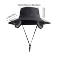 thumbnail image 3 of JZCHUNTOY Solar Fan Hat 1 Pack with 2 Detachable Fans, USB Rechargeable Long Battery Life Outdoor Sun Shade Cap, UV Protection Breathable Adjustable Cooling Hat for Hiking Camping Gardening, 3 of 6