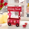 thumbnail image 4 of 10"H Valentine's Wooden KISSING BOOTH Table Decor, 4 of 5