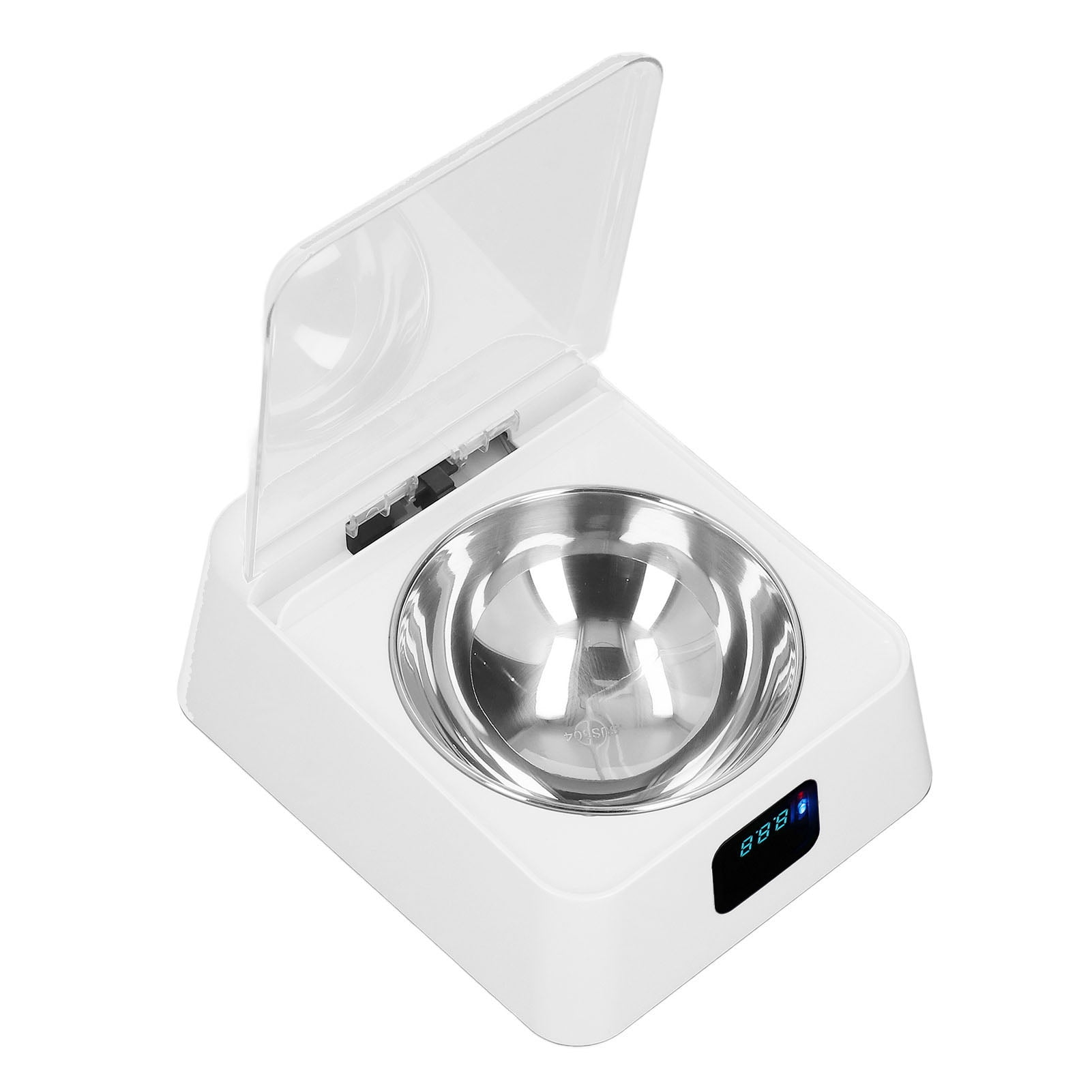 YAHHU Pet Smart Feeder Induction Lid Opening Automatic Dog and Cat Feeding Bowl Rechargeable Food Dispenser for Small Medium Pets, 11.8 fl oz / 350 ml