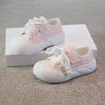 thumbnail image 6 of WAYUTE Girls Sneakers Low Top Canvas Shoes for Kids Versatile Soft Sole Comfortable Closure Athletic Shoes Casual Daily Wear, 6 of 7