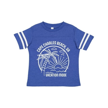 

Inktastic Summer Vacation Mode Cape Charles Beach Virginia Gift Toddler Boy or Toddler Girl T-Shirt