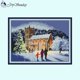 thumbnail image 1 of Kits de punto de cruz de la serie Joy Sunday para decoración del hogar, lienzo impreso, bordado, bricolaje, invierno, navidad, Aida, 14CT, 16CT, 11CT, 1 of 4