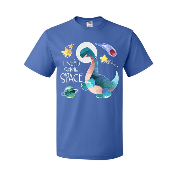 Inktastic I Need Some Space Dinosaur Astronaut with Stars and Planet T-Shirt