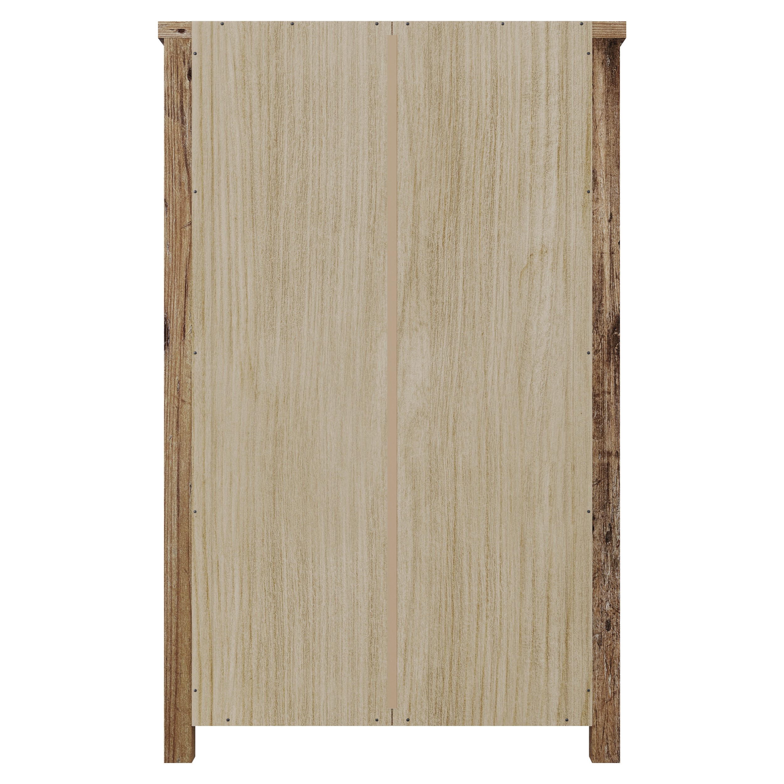 Home Design Racine 5-Drawer Chest, Vintage Oak, Wood, Classic Bedroom Storage