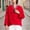 A357 Red, variant on Jacket for Women V Neck Long Sleeve Vintage Ethnic Style Frog Button Closure Embroidered Trim Loose Fit Casual Outerwear