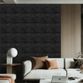 thumbnail image 5 of 20Pack 3D Wall Panels, 11.8"x11.8" Modern Geometric Wall Panel Interior Accent Wall Tiles for Living Room Hotel Office, Coving 19.4 Sq.Ft, 5 of 7
