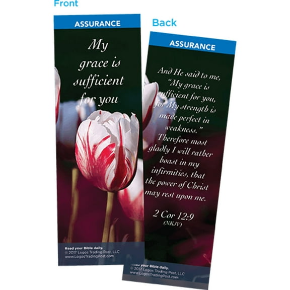 Bible Cards-My Grace- Assurance (Pk/25)