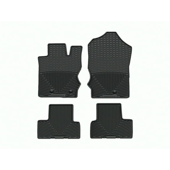 WeatherTech All-Weather Floor Mats compatible with 2021-2026 Ford Bronco - 1st & 2nd Row, Black
