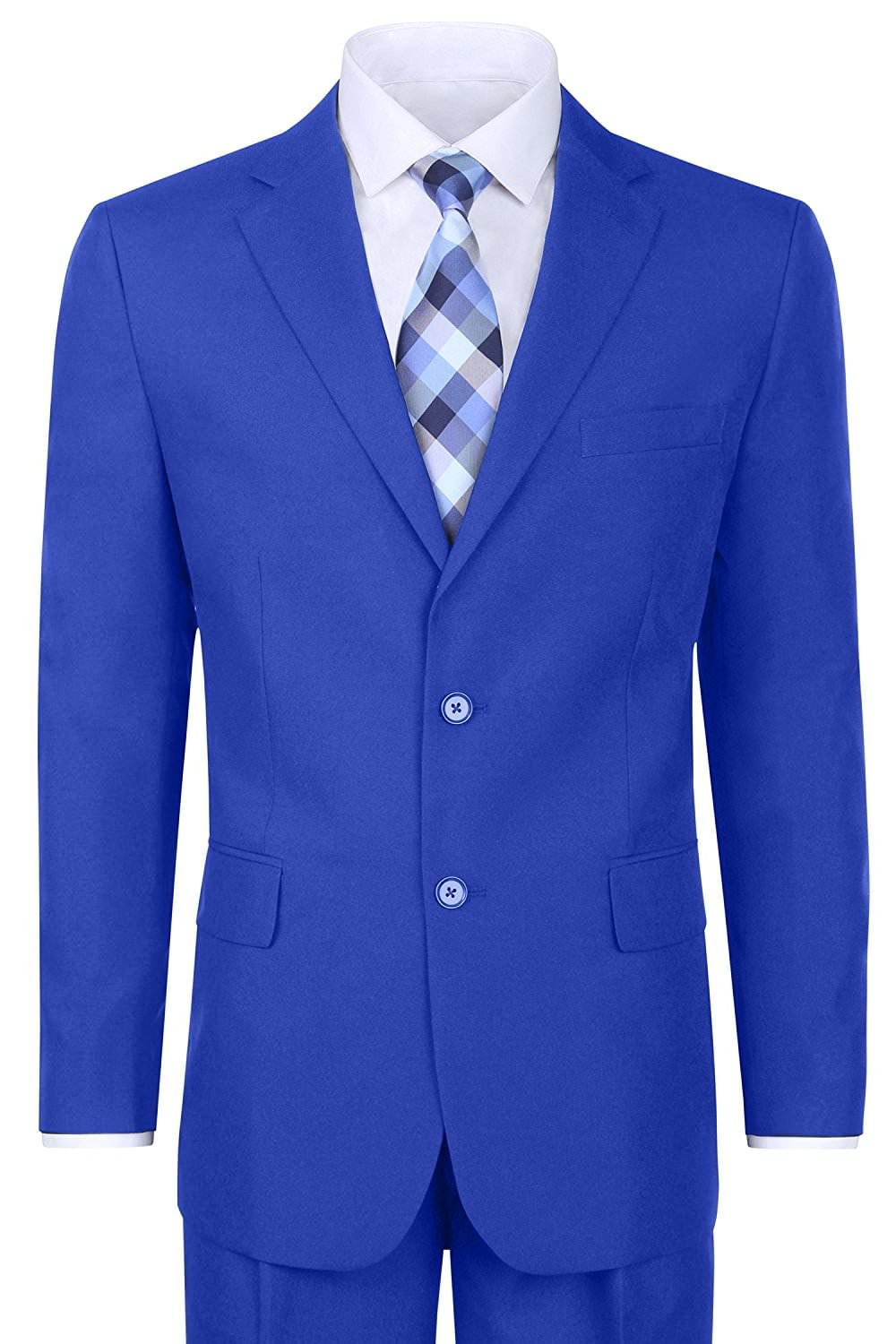 Men's Classic 2 Button Suit - Regular Fit - Walmart.com