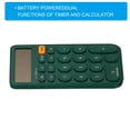 thumbnail image 4 of Uxcell Dual Function Timer Calculator with Large 8 Digit LCD Display Battery Powered, Green, 4 of 5