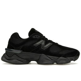 New Balance Men's 2002R Triple Black Suede Running Shoes