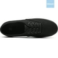 thumbnail image 6 of Obtaom Women’s Canvas Sneakers Fashion Lace Up Canvas Shoes,Low Top Casual Flat,Lightweight Tennis Shoes.(All Black,US11), 6 of 12