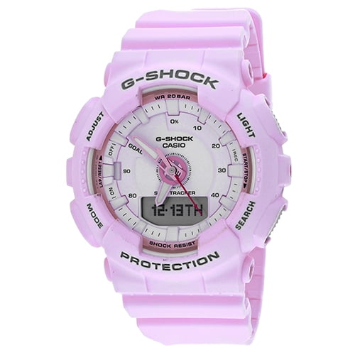 Casio - G-Shock S Series 46mm Resin Women's Sports Watch (Pink) GMAS130-4A - Walmart.com