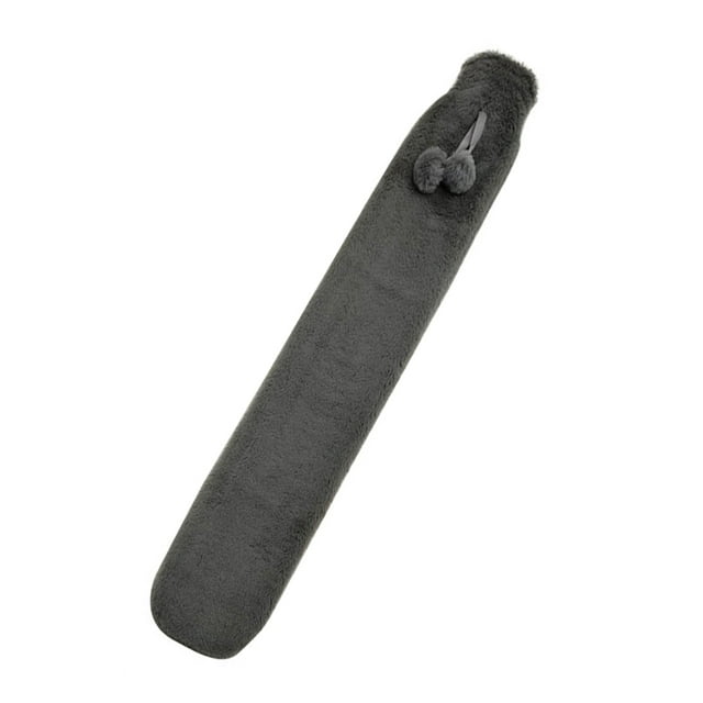 Advancent Botella de agua caliente con manga larga reutilizable para niños, calentadores de manos para el hogar de Navidad, bolso de relleno a prueba de Suministros térmicos Gris oscuro 2L Advancent HA071685-05