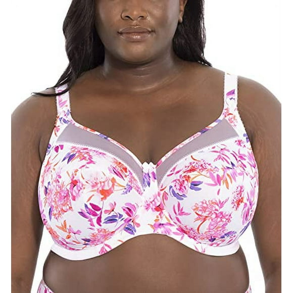 Goddess Women's Plus Size Kayla Underwire Banded Bra, Summer Bloom, 42I