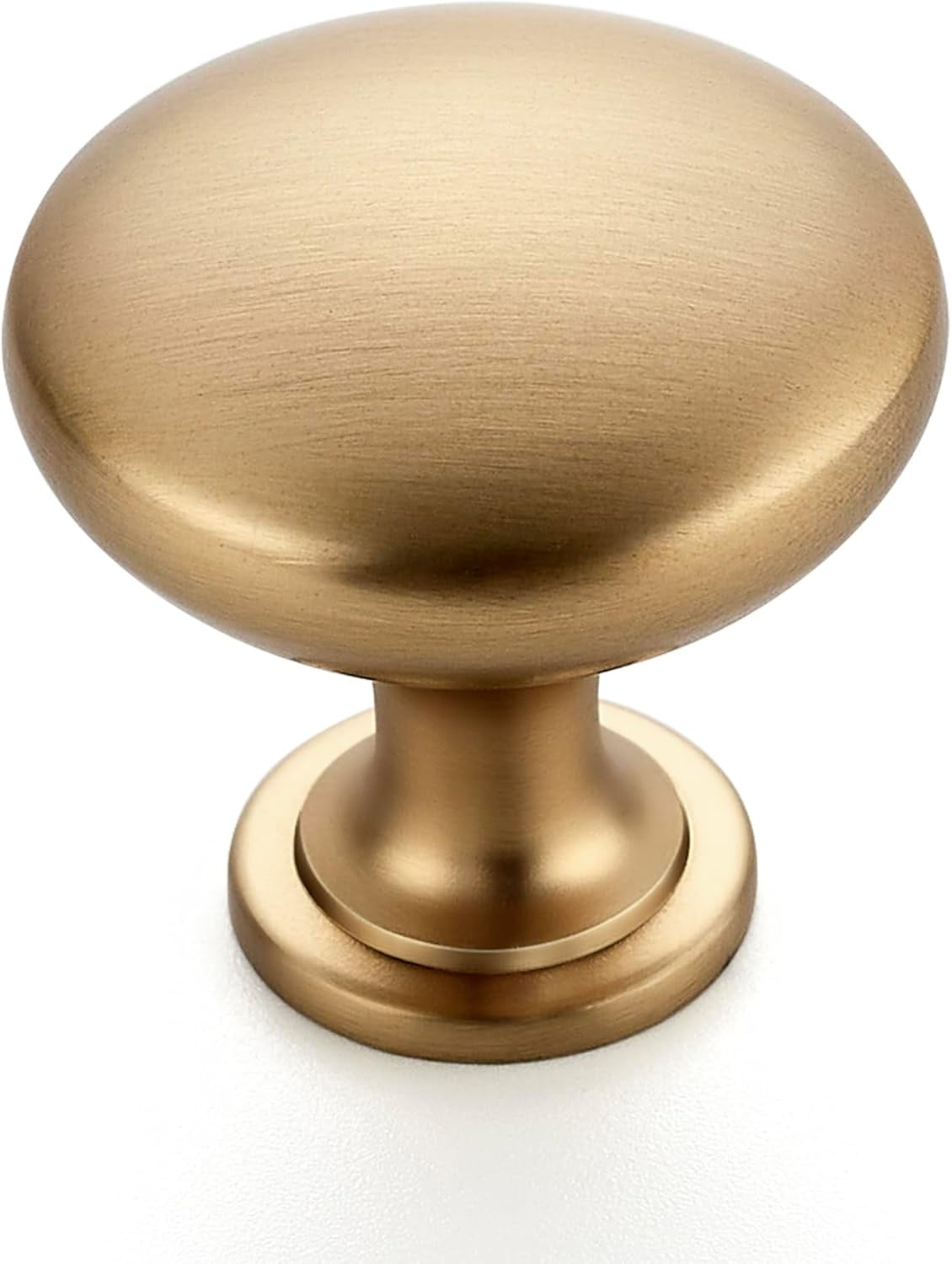 25 Pack Brushed Nickel Cabinet Knobs 1-1/6 Inch Kitchen Cabinet Pulls Zinc Solid Drawer Knobs