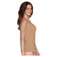 thumbnail image 3 of 3 Pack Vanity Fair Radiant Collection Women's Smooth Breathable Spin Tank, 2X-Large, Beige, 3 of 12