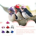 thumbnail image 4 of Billuyoard Divertidos sombreros de pollo, Mini gorro de plumas con dobladillo, decoración para banquetes, puesta en escena, accesorio para Aseo de mascotas Negro, 4 of 6