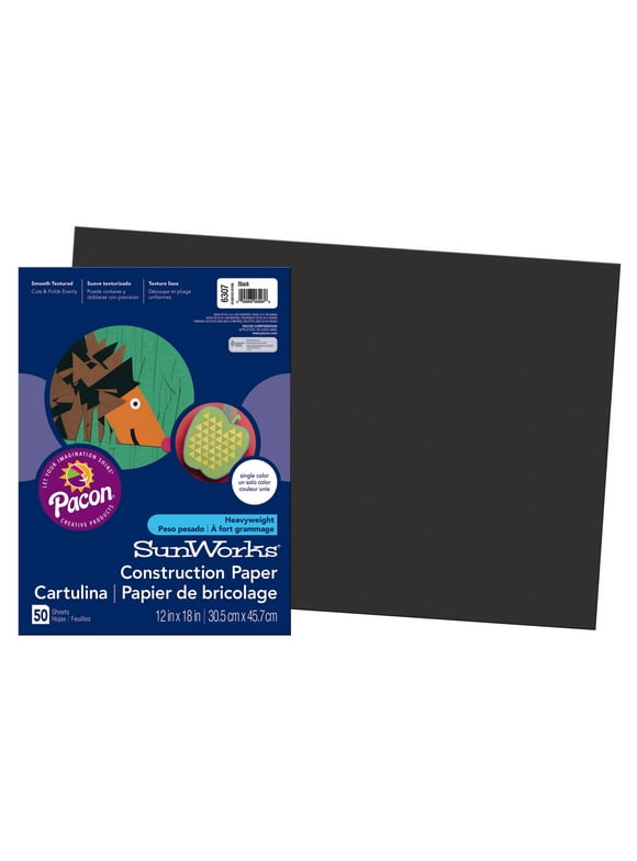 Construction Paper in Craft Paper Black