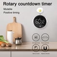 thumbnail image 4 of Kitchen Timer, Low Noise 3in LED Digital Kitchen Timer  For Games White,Black,, 4 of 8
