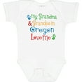 thumbnail image 3 of Inktastic Oregon My Grandma and Grandpa Love Me Boys or Girls Baby Bodysuit, 3 of 5