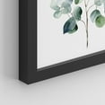 thumbnail image 5 of PixonSign Framed Wall Art Green Leaves Plants Floral Botanical Posters, Set of 4 Nature Wilderness Country/Farmhouse Canvas Prints, Rustic Cozy Zen Wall Décor for Home Decor - 12"x16" Black, 5 of 5