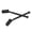 Black, variant on Nieyigj 54mm / 2.1 in RC Front Wheel Drive Shaft CVD Steel RC Front Drive Axle for Axial Yeti JR 1/18 Replacement Black[cite: 1]