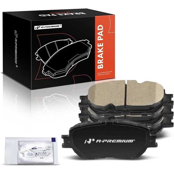 A-Premium Front Ceramic Brake Pads Set Compatible with Toyota Camry 2002-2006 & Lexus IS250 2009-2015, GS300 2006, 4-Pack