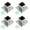 30mm, variant on Universal Wall Mounted Pipe Bracket Heavy Duty Steel Construction Side Mount Flange Base Brackets For Closet Rod