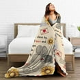 thumbnail image 3 of to Sister Gifts Sunflower Sister Throw Blanket Christmas Blanket Gifts for Sister Birthday Thanksgiving Valentines Gifts 50"x60", 3 of 6