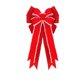 thumbnail image 2 of Decoraciones de doble lino navideño - 47x26,5cm Adorno colgante de árbol navideño rojo para fiestas y decoración del hogar, 2 of 6