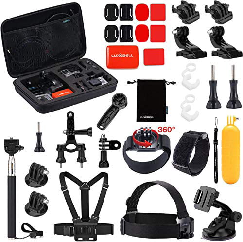 Outdoor Camera Accessories Kit for GoPro Hero 9 8 7 6 5 Max 4 3 Sliver Fusion Dji Osmo Sjcam SJ4000 SJ5000 DBPOWER AKASO Apeman Xiaomi Yi -
